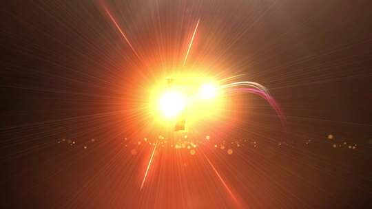 炫目光芒粒子特效背景