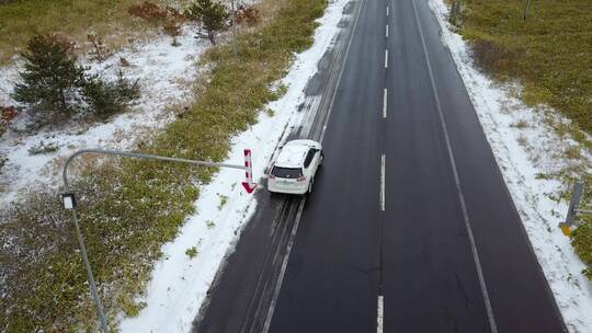 日本北海道沿海公路自驾游风光航拍