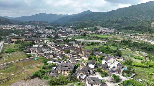 福建土楼(南靖)景区云水谣景区航拍