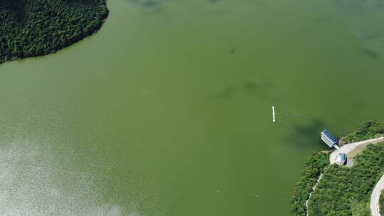 航拍福建东圳水库4K实拍视频