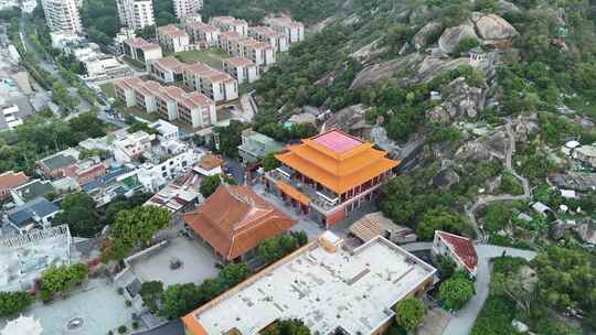 福建厦门太清宫航拍