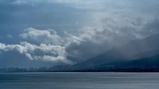 大理洱海延时视频