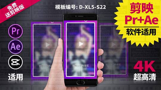 视频包装模板Pr+Ae+抖音剪映 D-XL5-S22