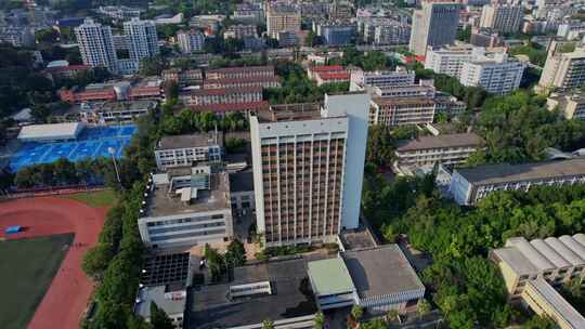 航拍福州大学至诚学院