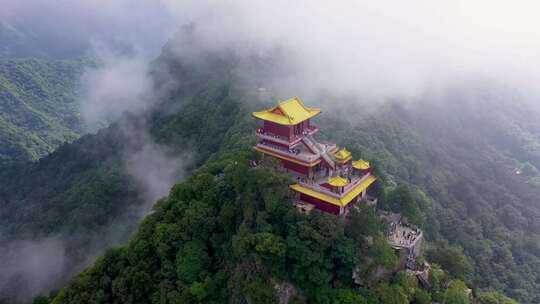 南五台山 钟南山 秦岭 云海 日出 云彩 蓝天