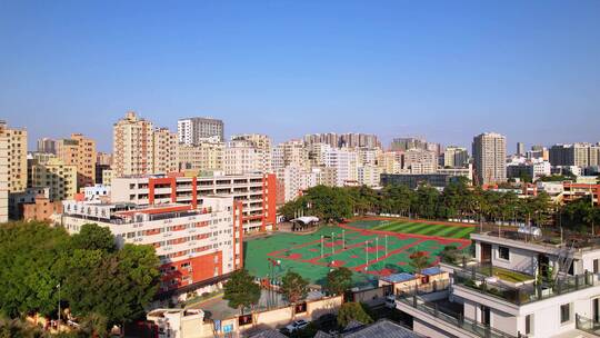 航拍深圳展华实验学校