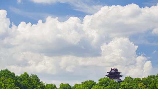 武汉夏季唯美天空风光