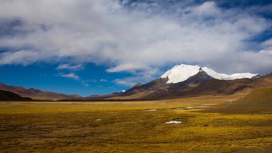西藏高原自然风光拉萨延时摄影4k素材