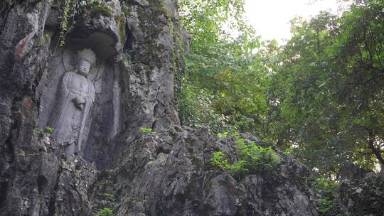 杭州灵隐寺飞来峰塑像