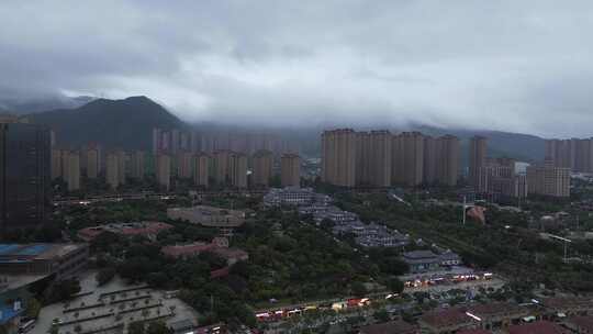 福建连江县潘渡镇的雨后景色