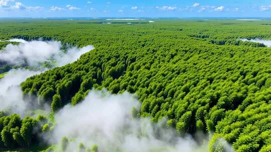 翠竹子竹林竹叶光影丁达尔耶稣光