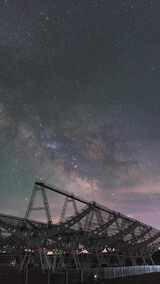 竖屏国家天文台明安图观测基地星空高清在线视频素材下载