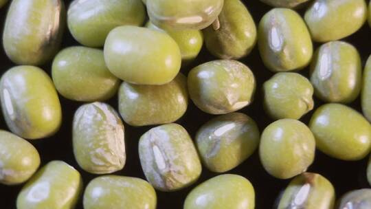 微距绿豆去暑中暑杂粮视频素材模板下载