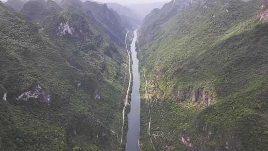 天峨龙滩国家森林公园航拍