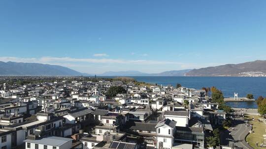 大理 洱海 苍山 古城 航拍