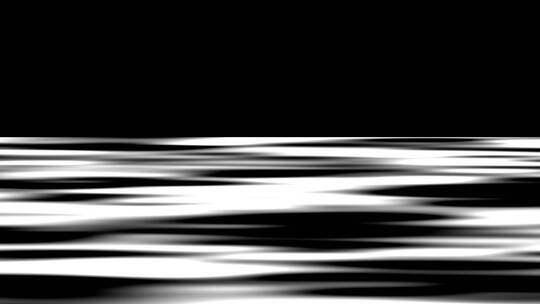 黑白简约水流水波条纹动态背景带通道mov