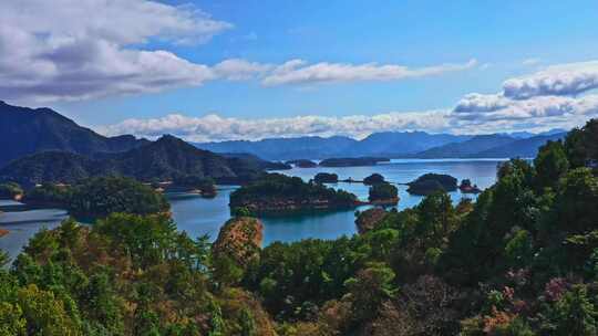 杭州千岛湖航拍