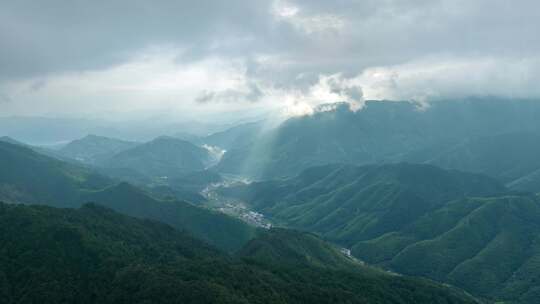 黄山航拍延时