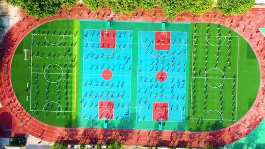 足球体育活力校园学校运动视频素材模板下载