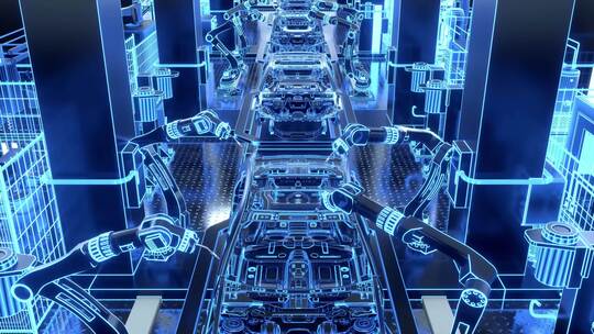 全息现代化科技智能机械工厂现代化汽车
