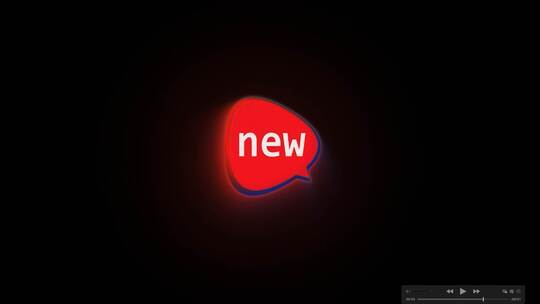 时尚科技色光融合变幻logo效果