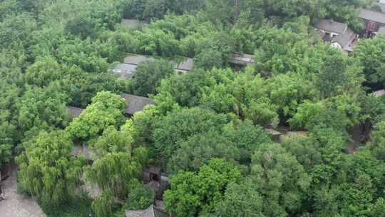 山东沂南竹泉村景区风光