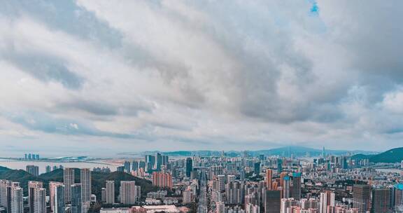 珠海城市风云4K延时高清云层素材