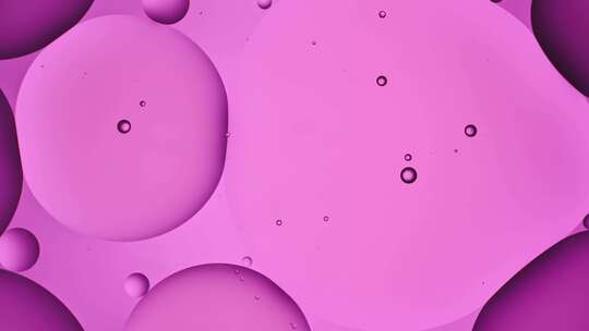 紫色水分子油分子美肤时尚广告概念