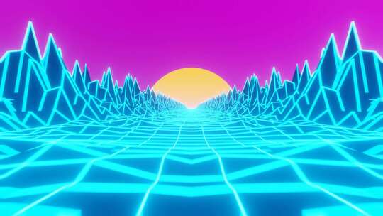 DJ动画，80'舞蹈风格，3D渲染