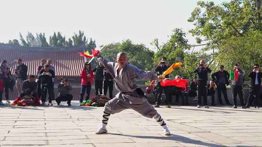 少林寺武僧武术表演