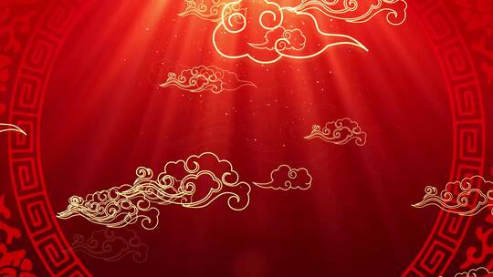 4K喜庆中国风节日背景视频视频素材模板下载