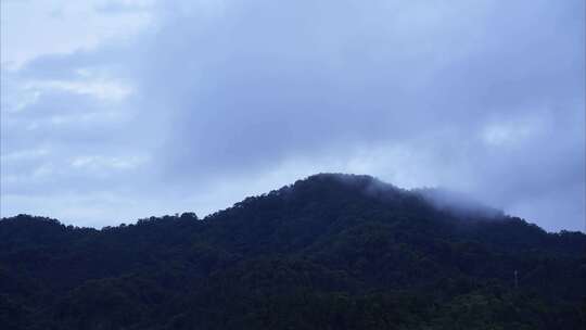 2023广东茂名高州大山蓝天白云延时