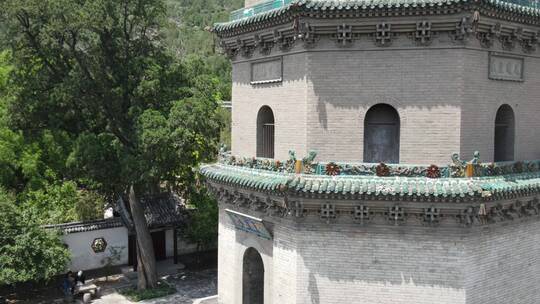 夏日秀丽的太原晋祠