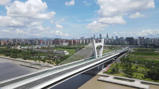 宁波中兴大桥甬江4K航拍视频素材模板下载