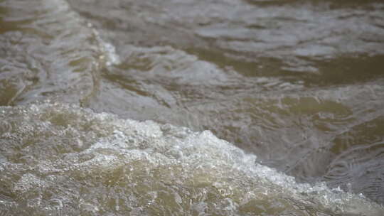 河流 流水 水面 奔流 江河 波涛 波浪翻滚