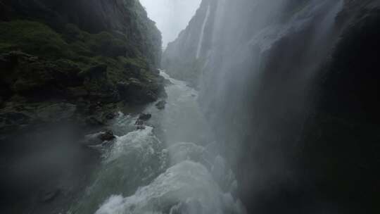 马岭河大峡谷瀑布fpv穿越机航拍贵州兴义