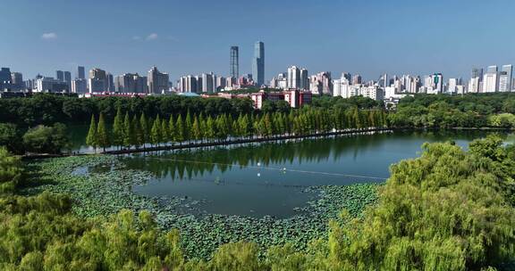 长沙烈士公园年嘉湖绿色城市