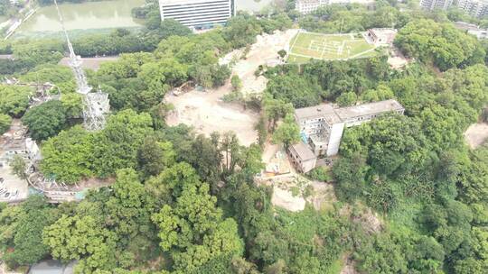 航拍城市建筑高楼交通桥梁地标风景视频素材模板下载