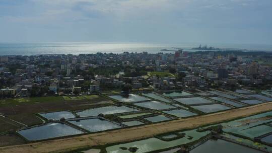 莺歌海镇热带海滨小镇鱼塘农田小镇08