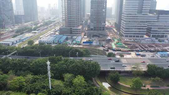 广州华南快速干线交通建筑视频素材模板下载
