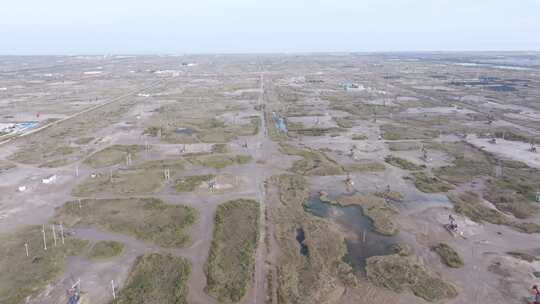 山东东营胜利油田石油开采