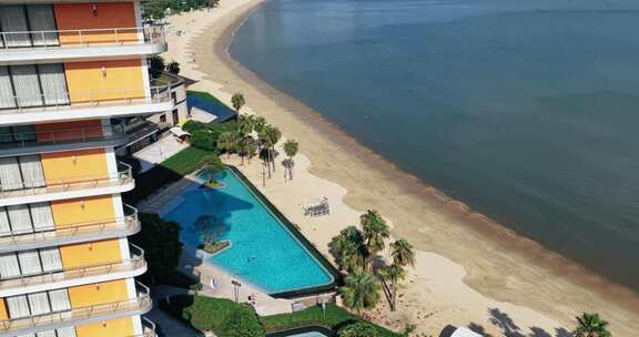 惠州小径湾海滨沙滩航拍0183_D