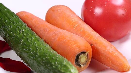 【镜头合集】蔬菜时蔬胡萝卜西红柿番茄