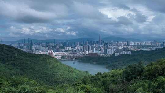 深圳福田区全景