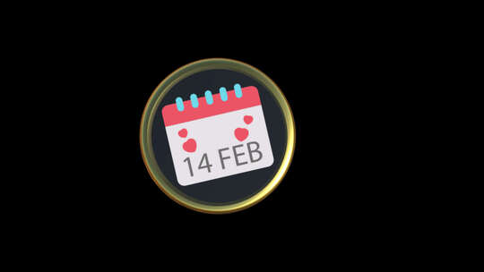 情人节14二月视频素材模板下载