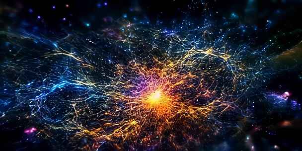 奇点爆炸 宇宙诞生 穿越时空 星系星空