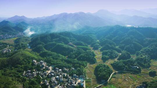 鹿峰山航拍3视频素材模板下载