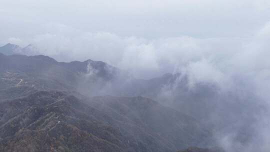 秦岭山脉秋季风景