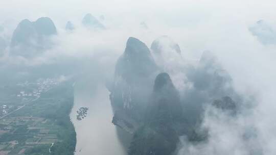 桂林山水 烟雨漓江