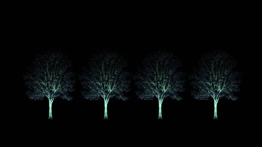 照树灯染色树投光树